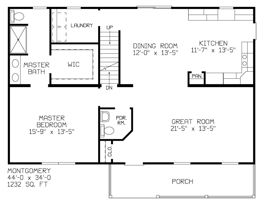 montgomery first floor plan