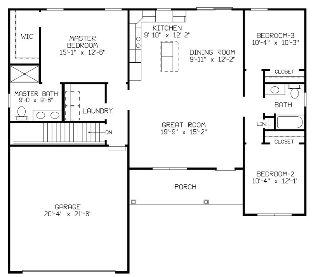 Wildwood first floor plan